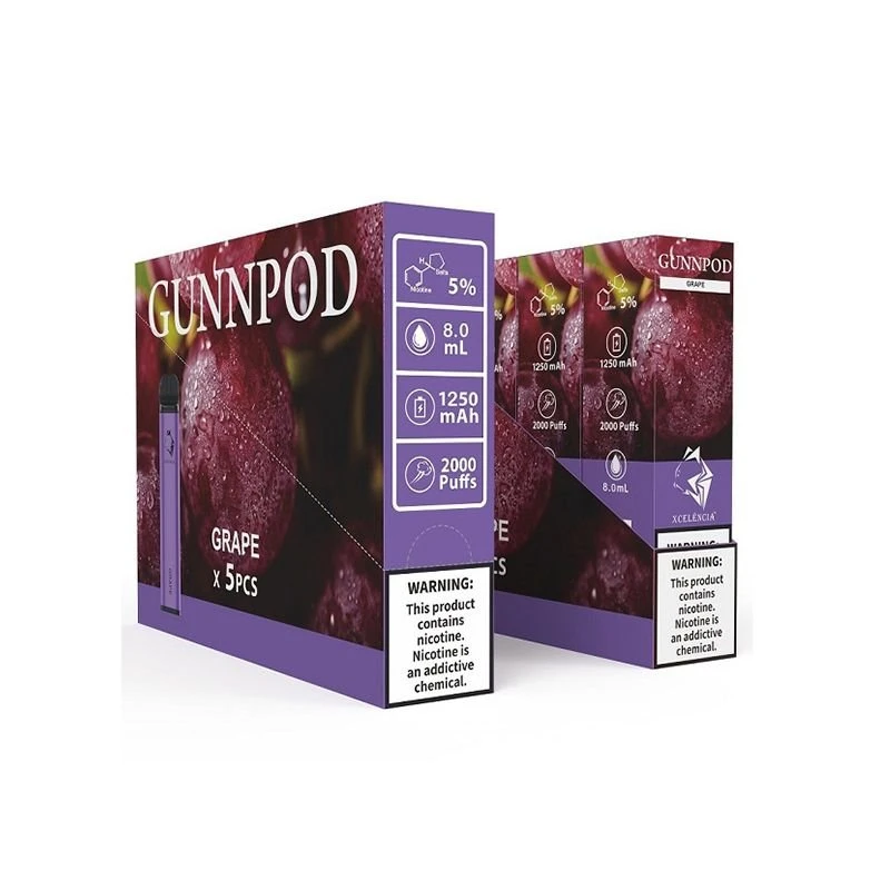Gunnpod 2000 Puffs Wegwerp Vape