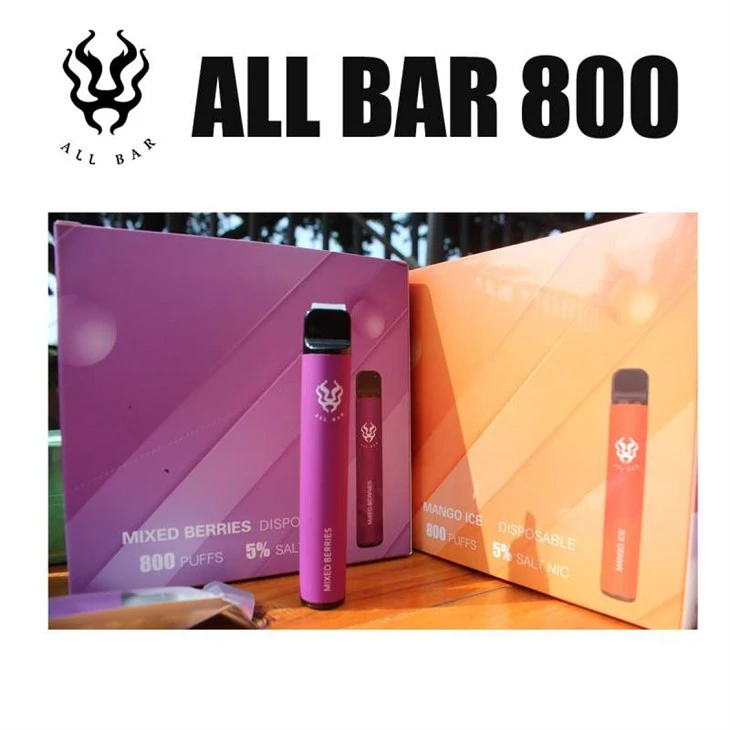 ALL BAR 800 Wegwerp elektronische sigaret