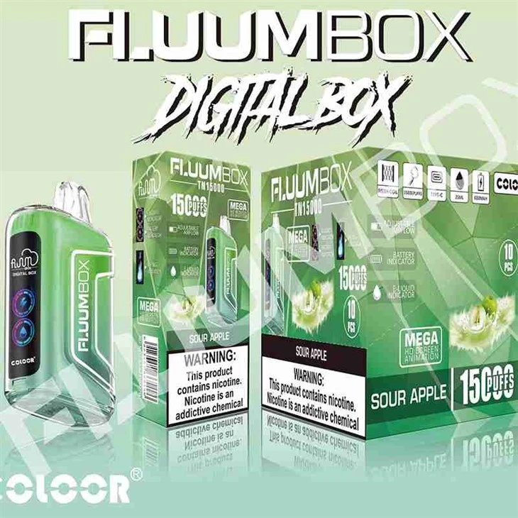 FLUUM BOX DIGITALE DOOS 15000 PUFFS