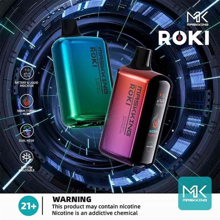 Maskeren ROKI 15000 Puffs