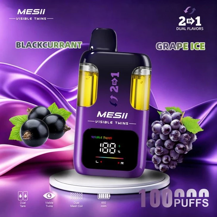 MESII ZICHTBARE TWEELINGEN 100K PUFFS