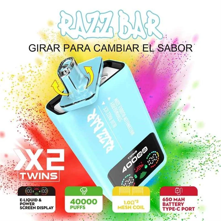 Razz Bar 40000 dubbele smaken