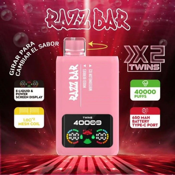 RAZZ BAR 40K dubbele smaak