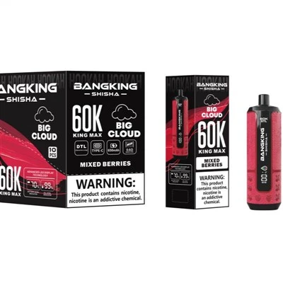 BANGKING SHISHA 60K KING MAX GROTE WOLK