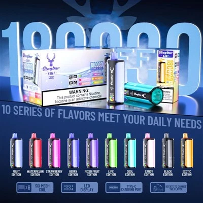 Stag Bar 6in1 180000 Rookwolken Vape