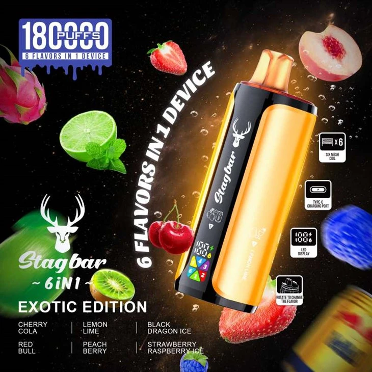 StagBar 180000 6in1 trekjes