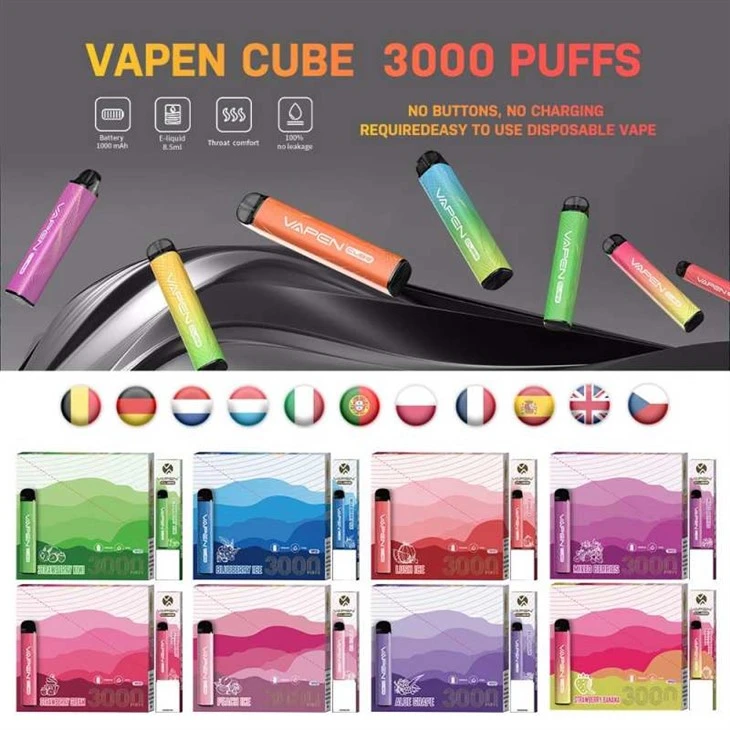 VAPEN CUBE 3000 trekjes