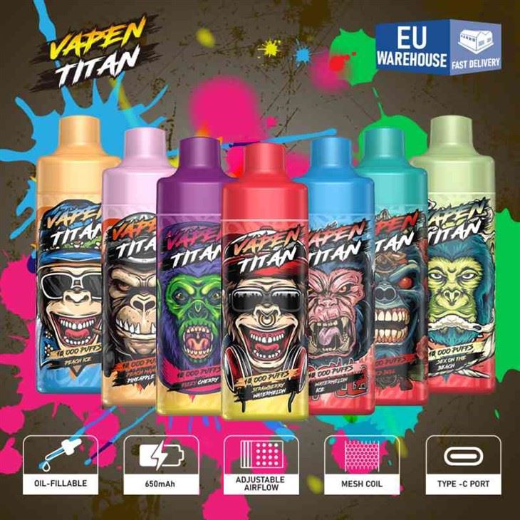 VAPEN TITAN 10000 trekjes