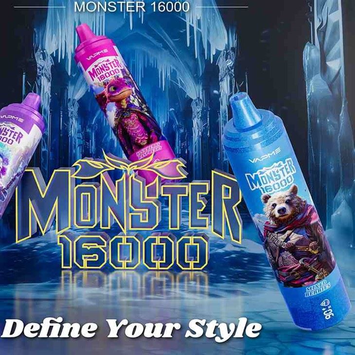 VAPME Monster 16000 Rookwolken