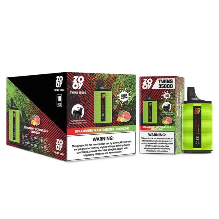 Zoooy tweeling 35000 puff dual smaken vape